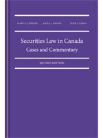 Securities Law In Canada Cases And Commentary