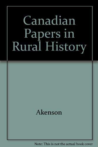 Canadian Papers In Rural History Vii