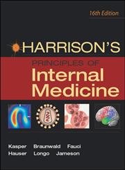 Harrison's Principles of Internal Medicine 16e (Two-Volume Set) Kasper, Dennis L.; Braunwald, Eugene; Hauser, Stephen; Longo, Dan; Jameson, J. Larry and Fauci, Anthony S.