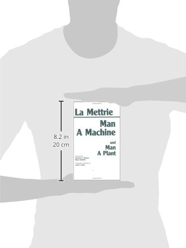 Man a Machine and Man a Plant [Paperback] Julien Offray de La Mettrie