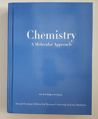 Chemistry, A Molecular Approach, Second Canadian Edition [Hardcover]