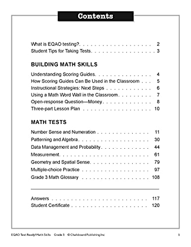 Ontario Test Ready Math Skills