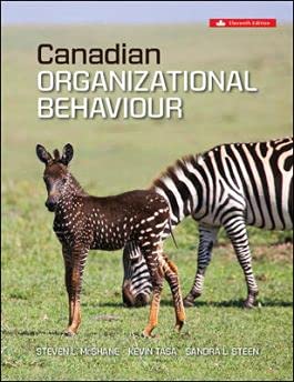 Canadian Organizational Behaviour