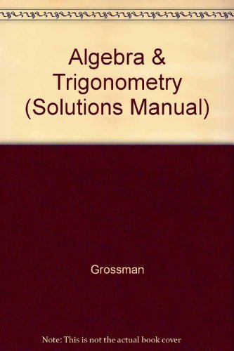 Algebra & Trigonometry