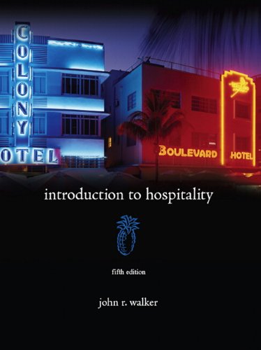 Introduction to Hospitality Walker, John R.