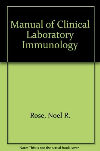 Manual Of Clinical Laboratory Immunology