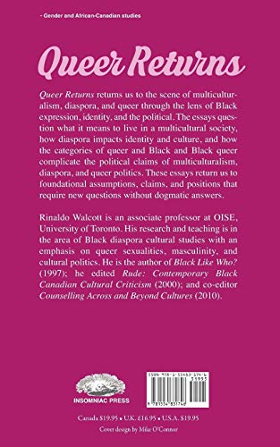 Queer Returns Essays On Multiculturalism