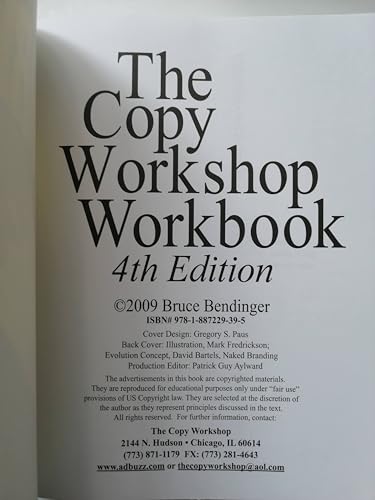 The Copy Workshop Workbook