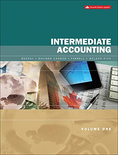 Intermediate Accounting Volume 1 - Updated Edition [Paperback] Beechy, Thomas; Conrod, Joan; Farrell, Elizabeth and McLeod-Dick, Ingrid