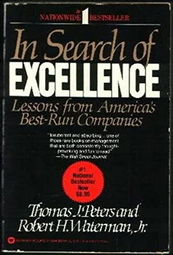 In Search Of Excellence Lessons From America's Best Run Companies