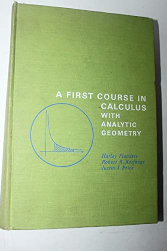 A First Course In Calculus With Analytic Geometry