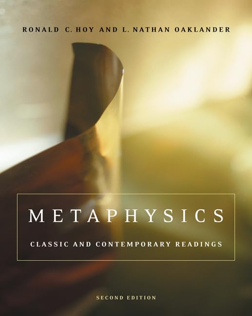 Metaphysics Classic And Contemporary Readings