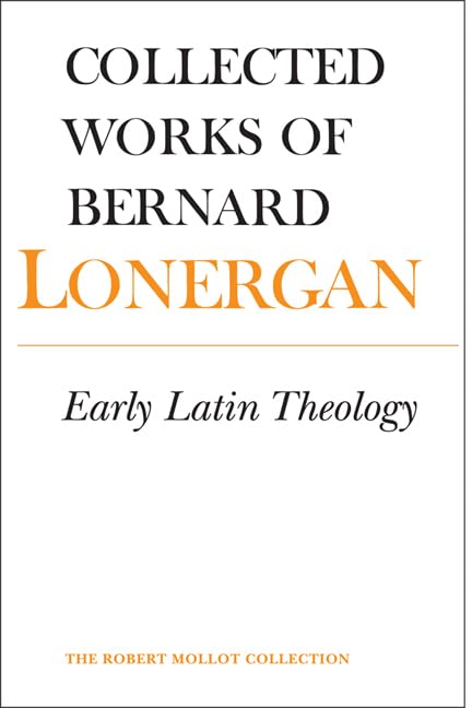 Early Latin Theology Volume