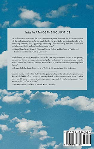 Atmospheric Justice: A Political Theory of Climate Change [Hardcover] Vanderheiden, Steve