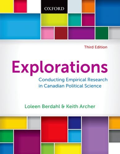 Explorations: Conducting Empirical Research in Canadian Political Science [Paperback] Loleen Berdahl