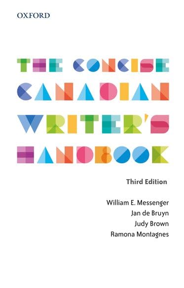 The Concise Canadian Writer's Handbook