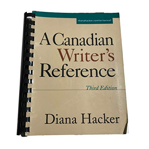 A Canadian Writer's Reference