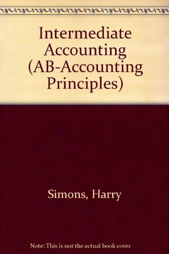 Intermediate Accounting: Standard Volume Smith, Jay M. and Skousen, K. Fred