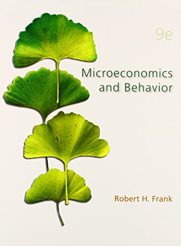 Microeconomics and Behavior (Mcgraw-hill/Irwin Series in Economics) [Hardcover] Frank, Robert