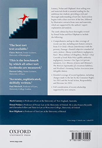 Tort Law Text And Materials