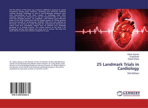 25 Landmark Trials In Cardiology 5th Edition