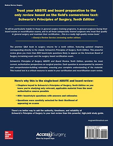 Schwartz's Principles Of Surgery Absite And Board Review