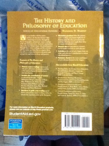 The History And Philosophy Of Education Voices Of Educational Pioneers