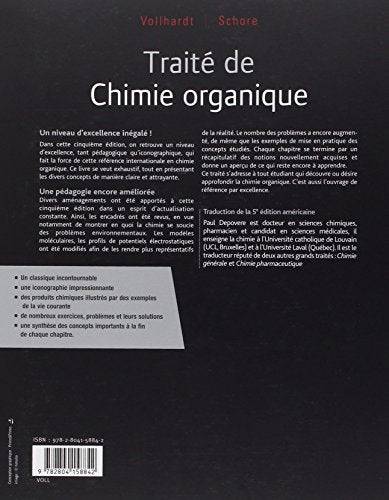 Trait� de chimie organique (French Edition) DEPOVERE, PAUL