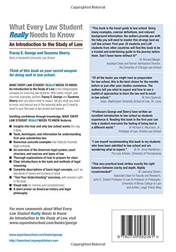 What Every Law Student Really Needs To Know An Introduction To The Study Of Law