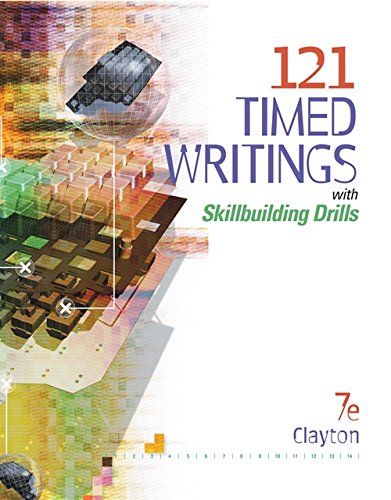 121 Timed Writings with Skillbuilding Drills (with MicroPace Pro Individual) (Keyboarding Production) Clayton, Dean