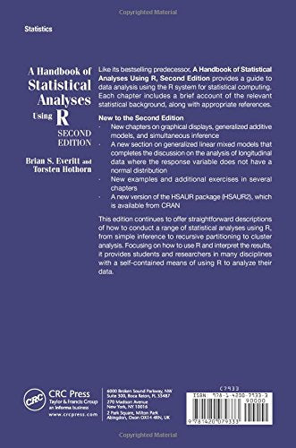 A Handbook of Statistical Analyses Using R, Second Edition Hothorn, Torsten and Everitt, Brian S.