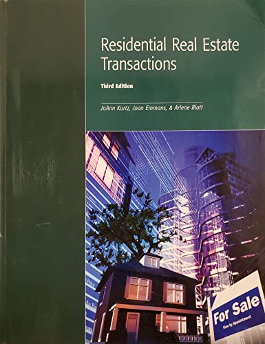 Residential Real Estate Transactions