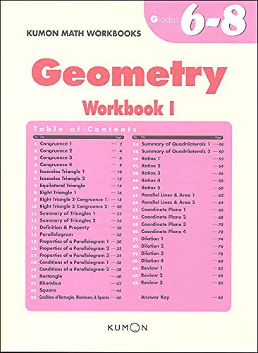 Kumon Geometry Grades