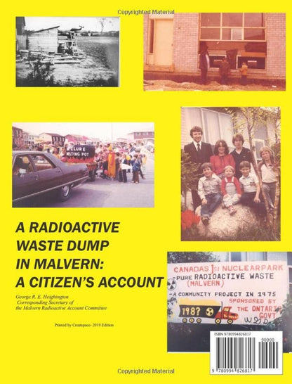 A Radioactive Waste Dump In Malvern; A Citizen's Account