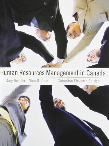 Human Resources Management in Canada, Canadian Eleventh Edition [Paperback]