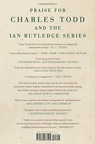 A Fine Summer's Day: An Inspector Ian Rutledge Mystery (Inspector Ian Rutledge Mysteries, 17) [Hardcover] Todd, Charles