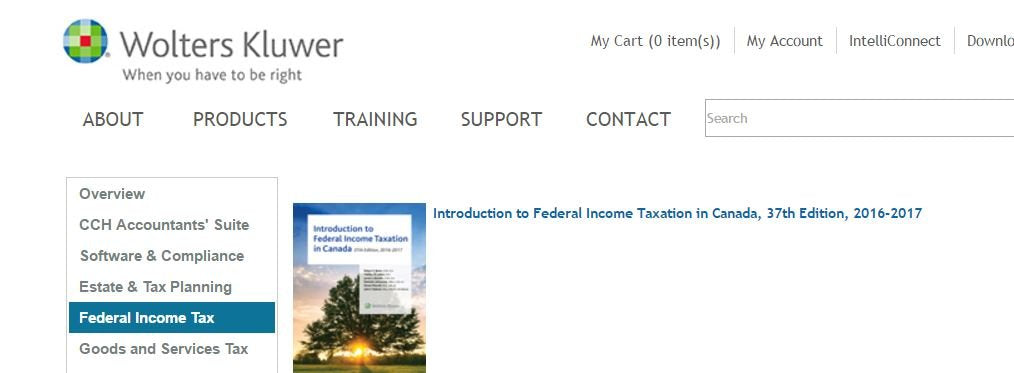 Introduction To Federal Income Taxation In Canada