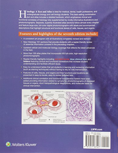 Histology A Text And Atlas With Correlated Cell And Molecular Biology