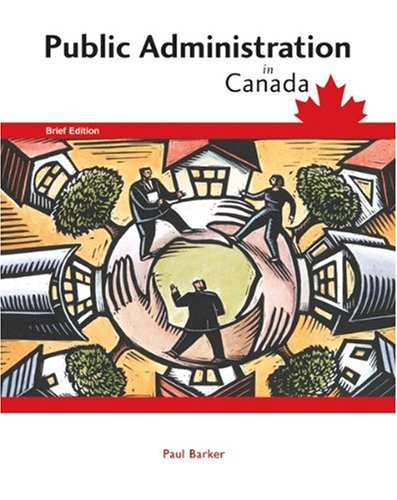 Public Administration In Canada