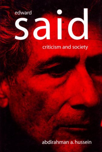 Edward Said Criticism And Society