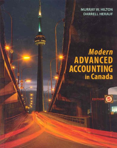 Modern Advanced Accounting In Canada