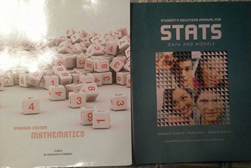 Pearson Custom Mathematics An Introduction To Statistics