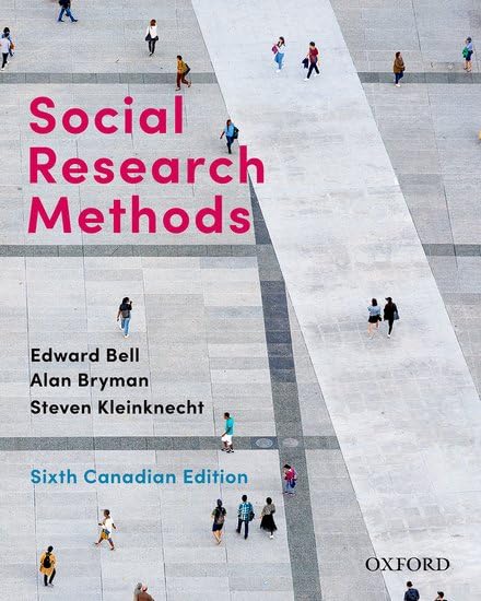 Social Research Methods Sixth Canadian Edition