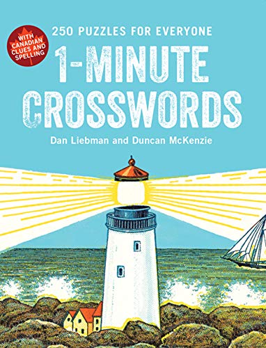 1-Minute Crosswords: 250 Puzzles for Everyone [Paperback] Liebman, Dan and McKenzie, Duncan