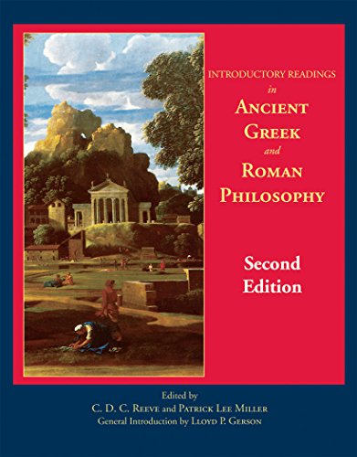 Introductory Readings In Ancient Greek And Roman Philosophy