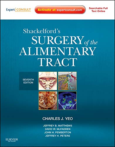 Shackelford's Surgery Of The Alimentary Tract