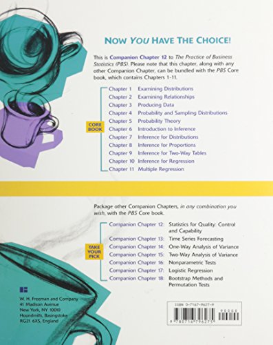 The Practice Of Business Statistics Companion Chapter