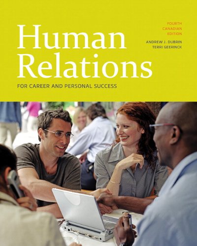 Human Relations For Career And Personal Success