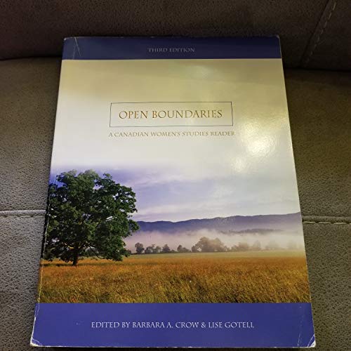 Open Boundaries A Canadian Women's Studies Reader