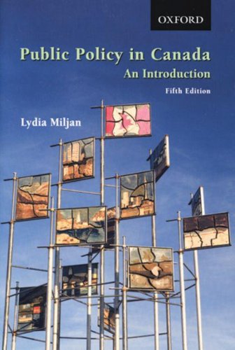 Public Policy In Canada An Introduction